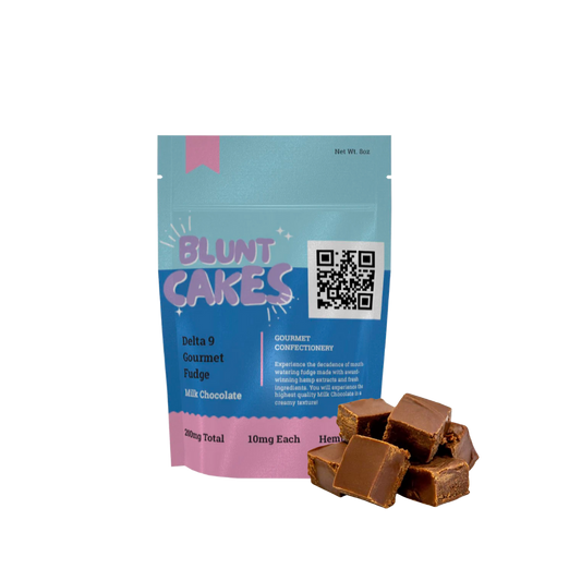 WHOLESALE - Delta 9 Gourmet Fudge | Milk Chocolate